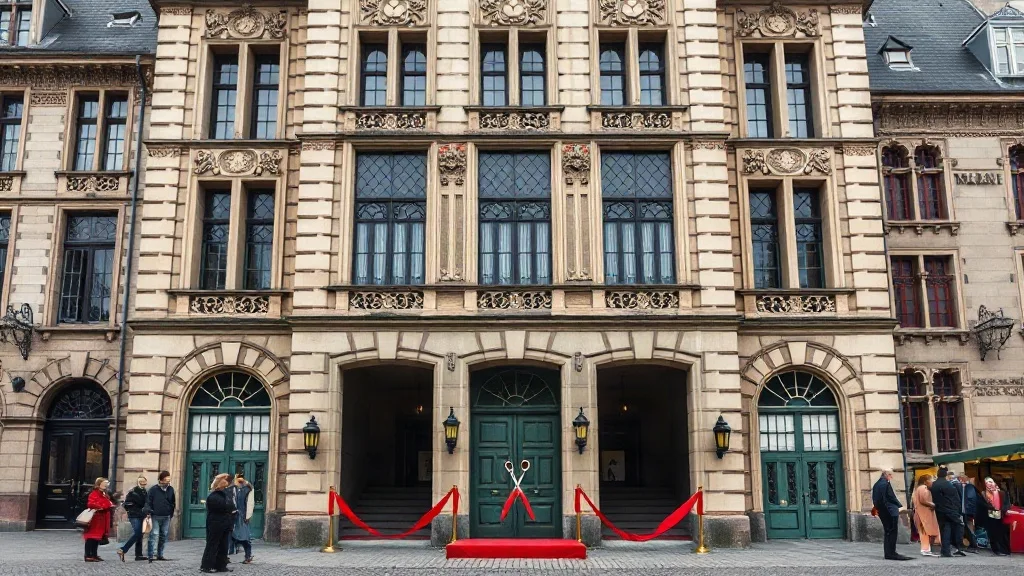 Vorst inhuldiging gerenoveerd art deco gemeentehuis tijdens jaarmarkt